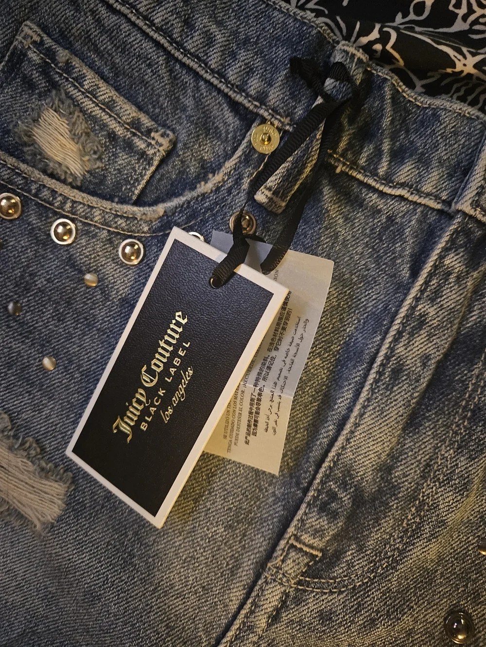 Juicy Couture medium #studdeddenim
