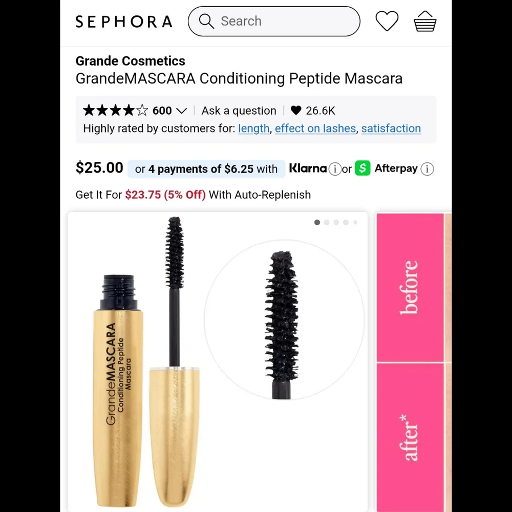 grande cosmetics healthier formula lashes