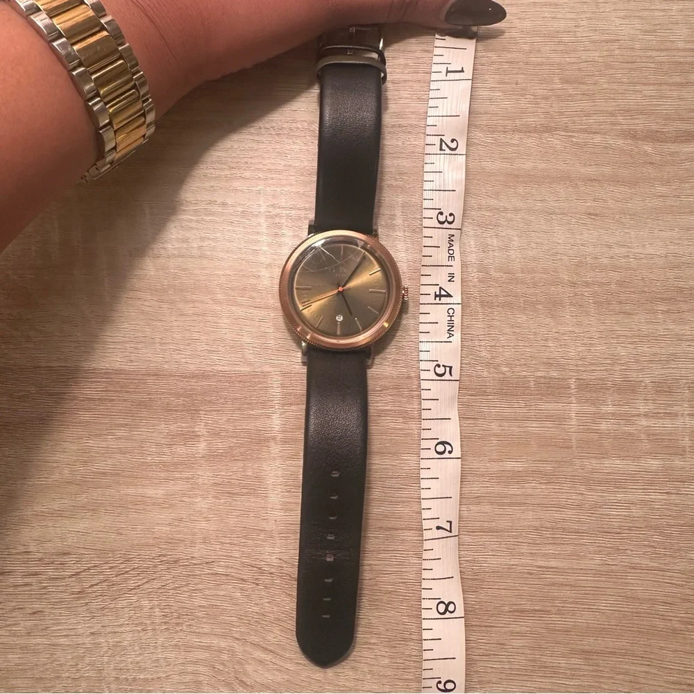 Ted Baker London Men’s Watch – Rose Gold Case & Genuine Leather Band