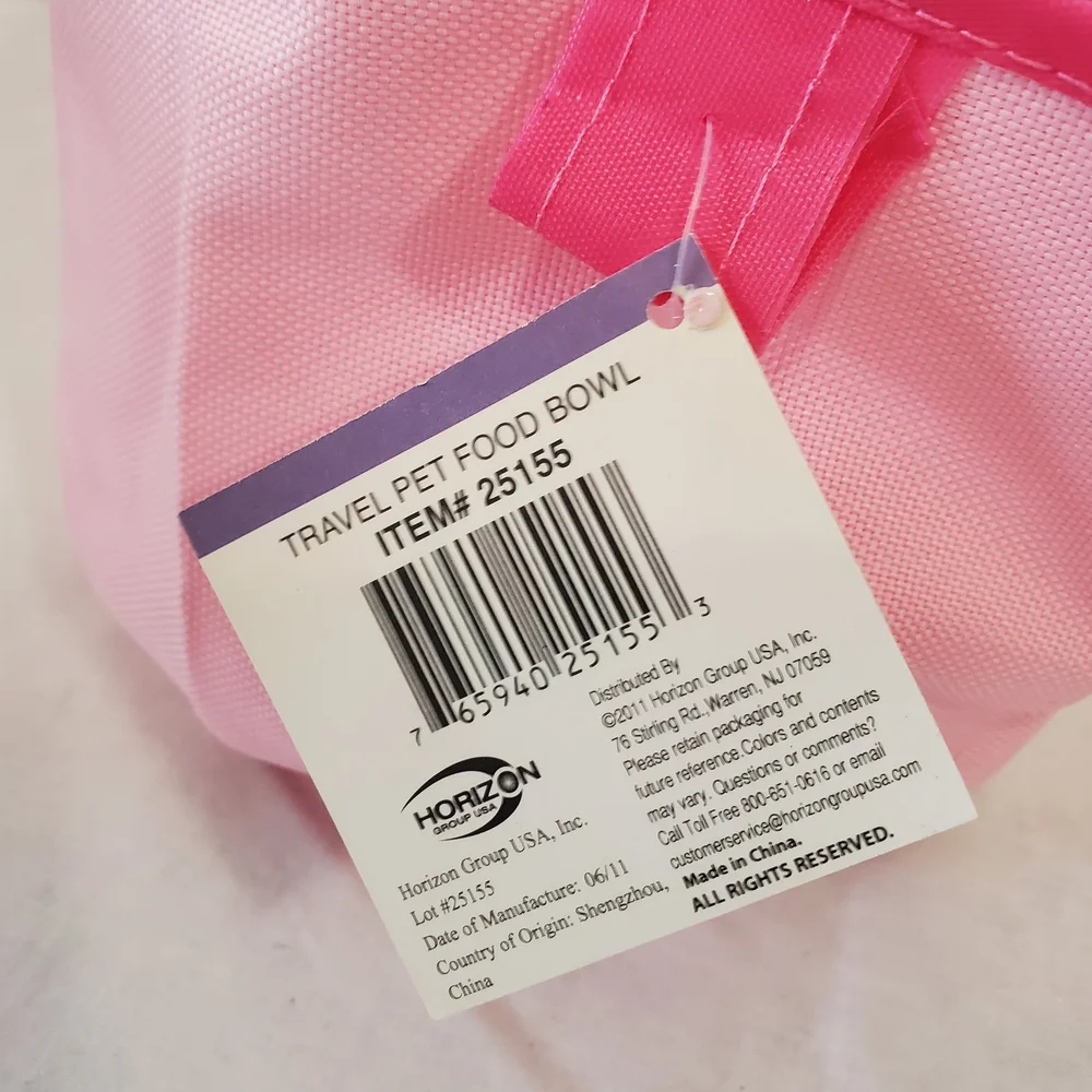 Bark at U pink collapsible