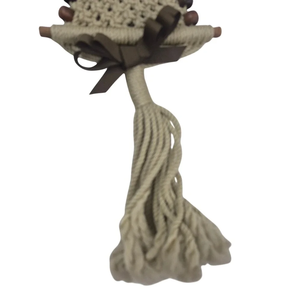 Handmade vintage macrame