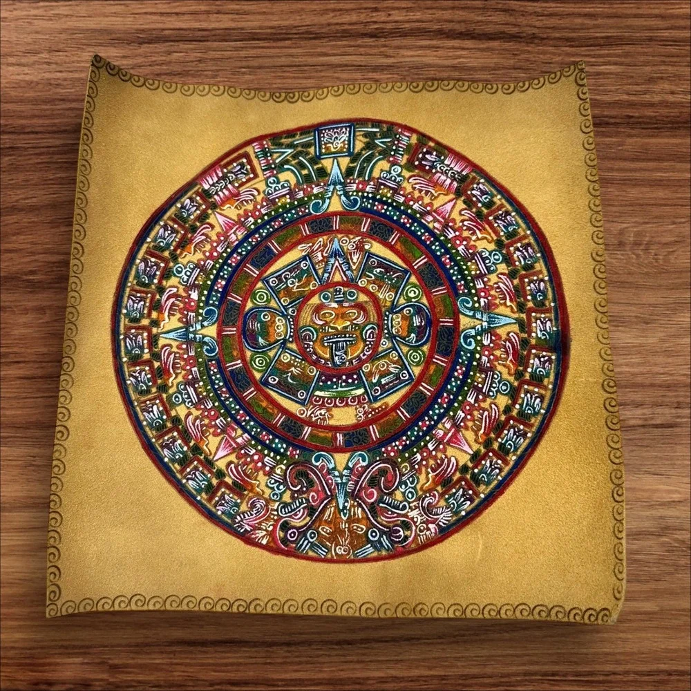 Aztec Calendar Wall Decor Mayan Sun‎ Stone Art Calentario Azteca 11