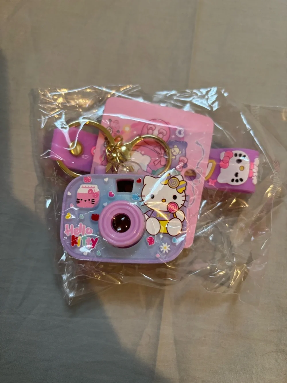 Hello Kitty Plush & Accessory Gift Set - Makeup palette, plush bag charm, & more