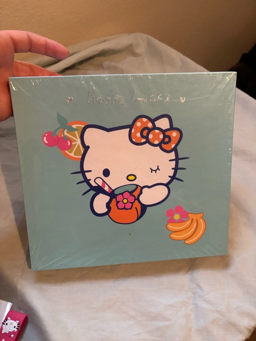 Hello Kitty Plush & Accessory Gift Set - Makeup palette, plush bag charm, & more