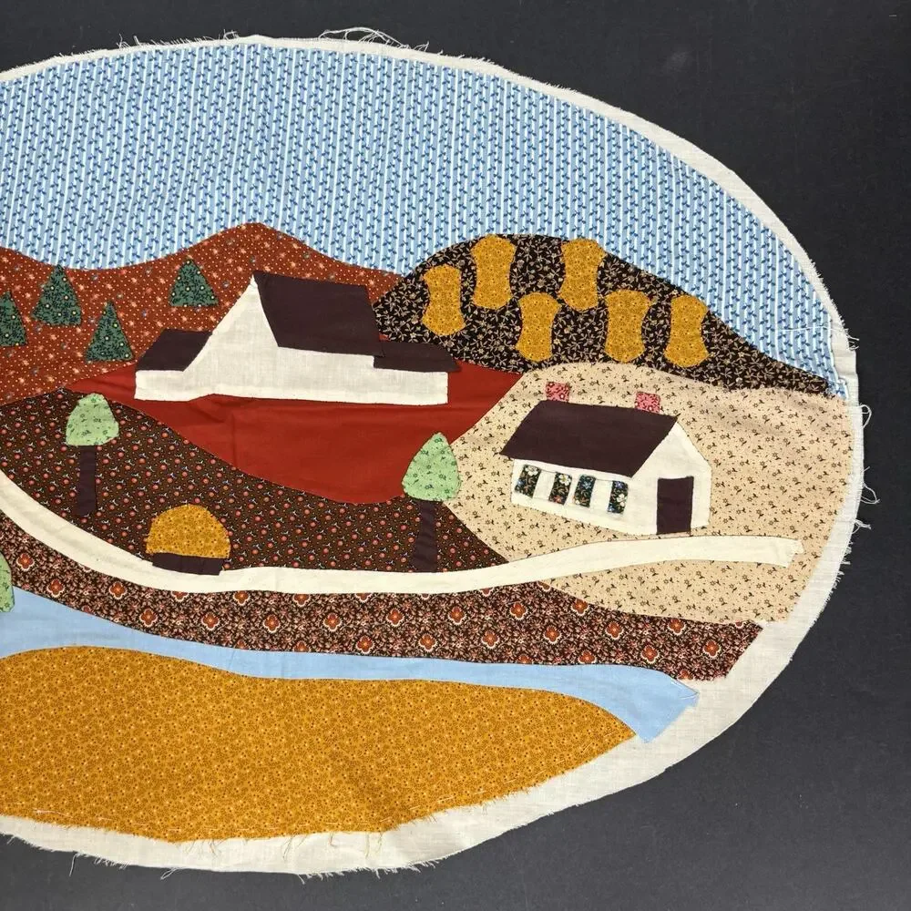 Handmade farm appliqued