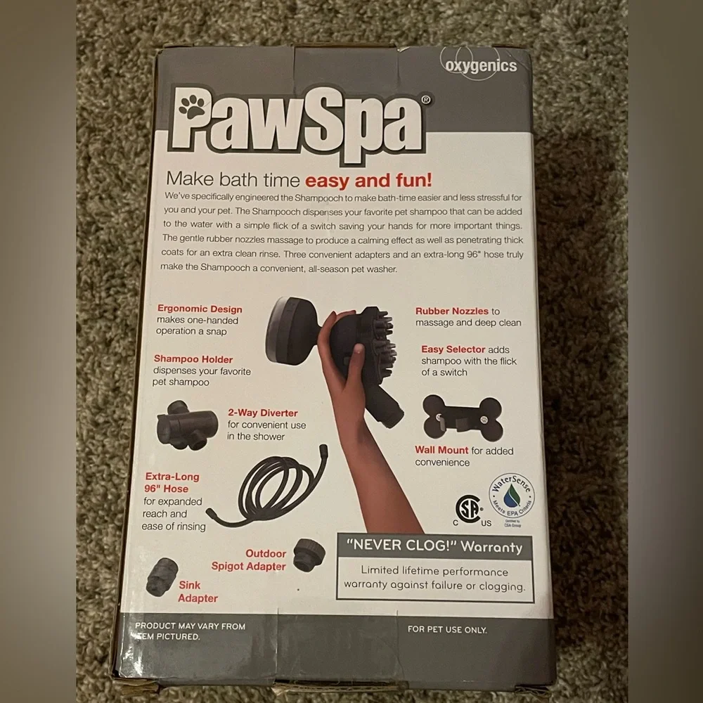 New in box Paw Spa