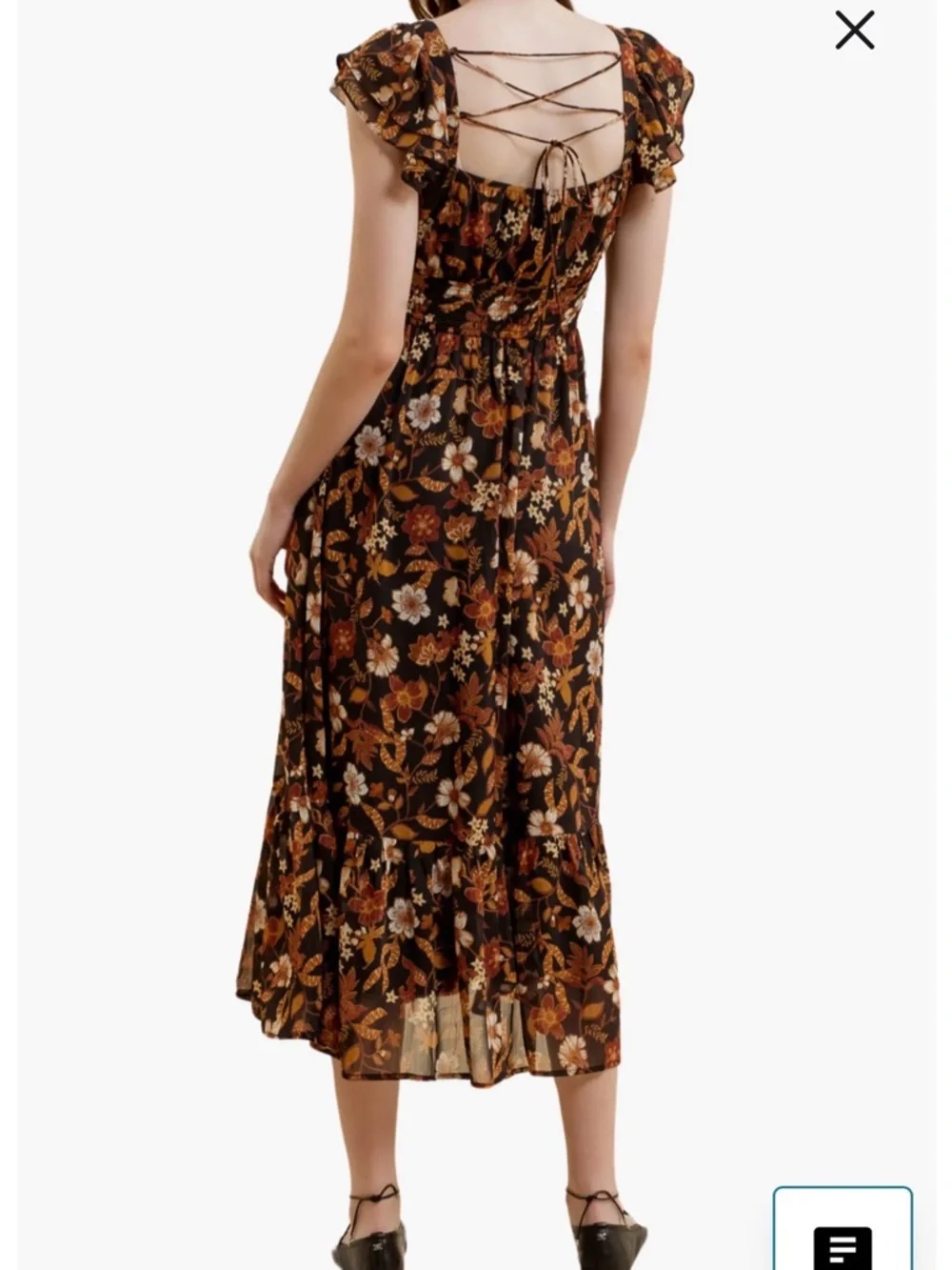 Blu Pepper flowy maxi