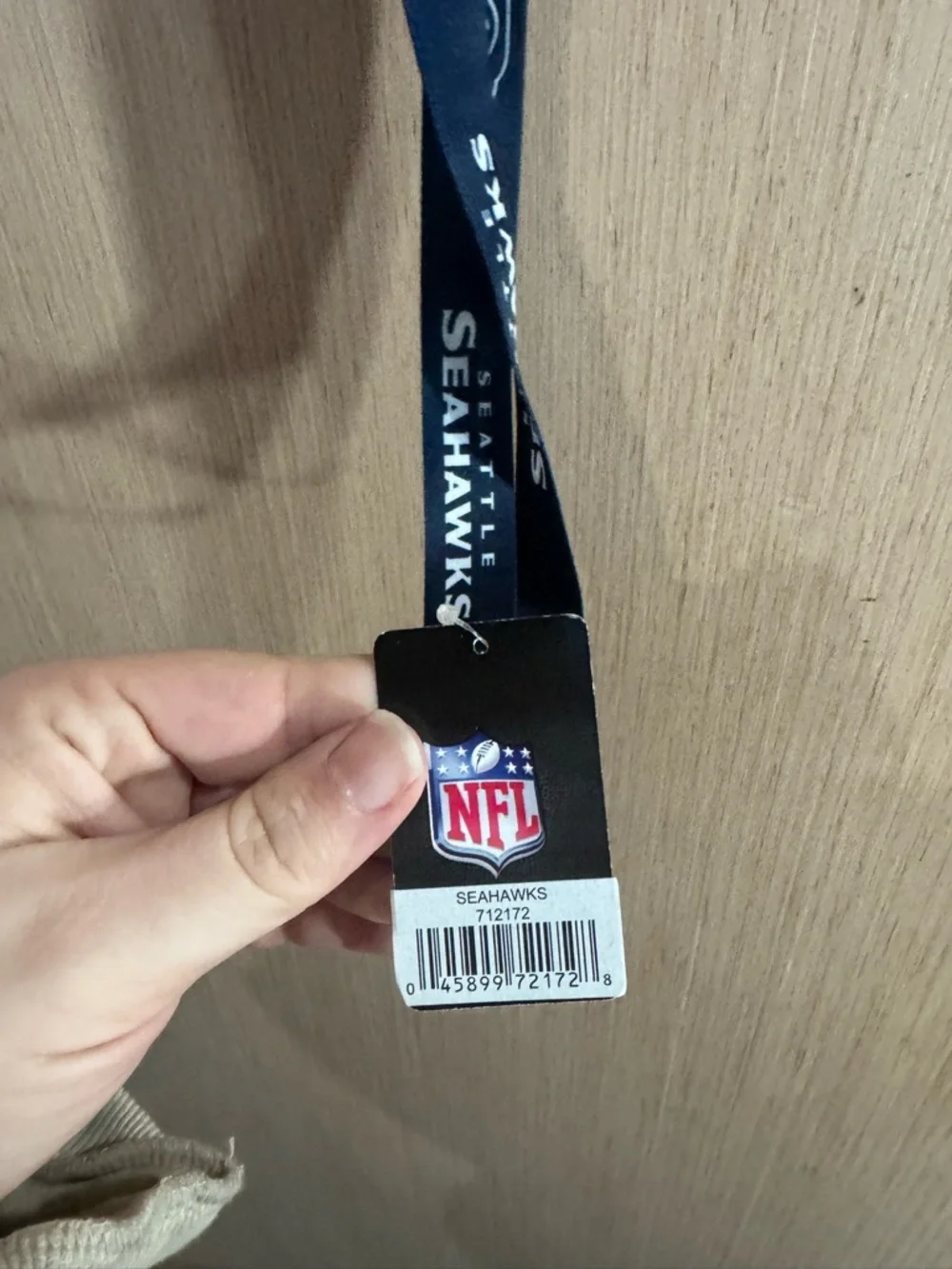 NFL lettering official tag