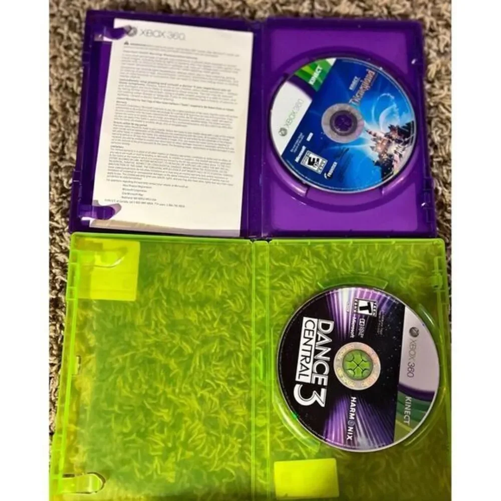 Game Lot Of 5 Kinect Games (Microsoft Xbox 360)‎