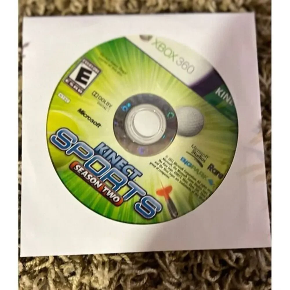Game Lot Of 5 Kinect Games (Microsoft Xbox 360)‎