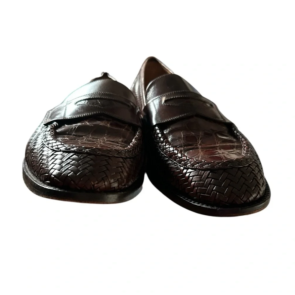 Mezlan crocodile dark