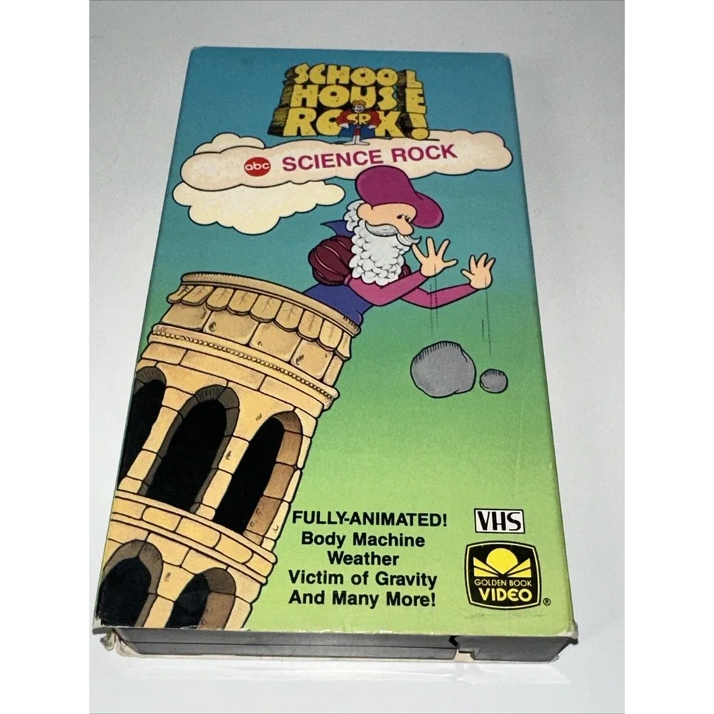School‎ House Rock! Science Rock (VHS, 1987) •ABC• Golden Book Video
