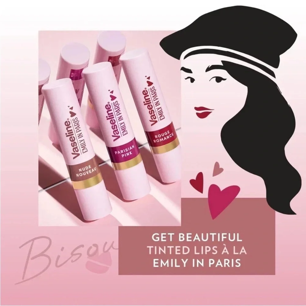 Emily in Paris Vaseline Lip Balm - Rouge Romance