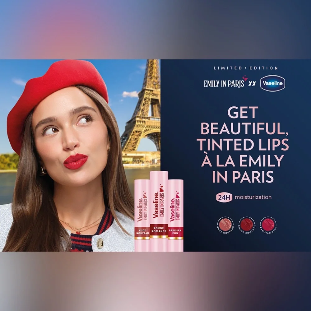 Emily in Paris Vaseline Lip Balm - Rouge Romance