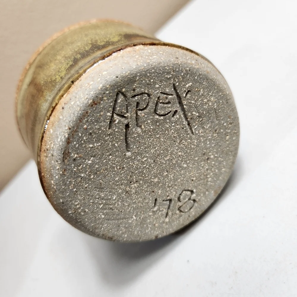Apex Pottery Stoneware Brutalist Egg Seperator