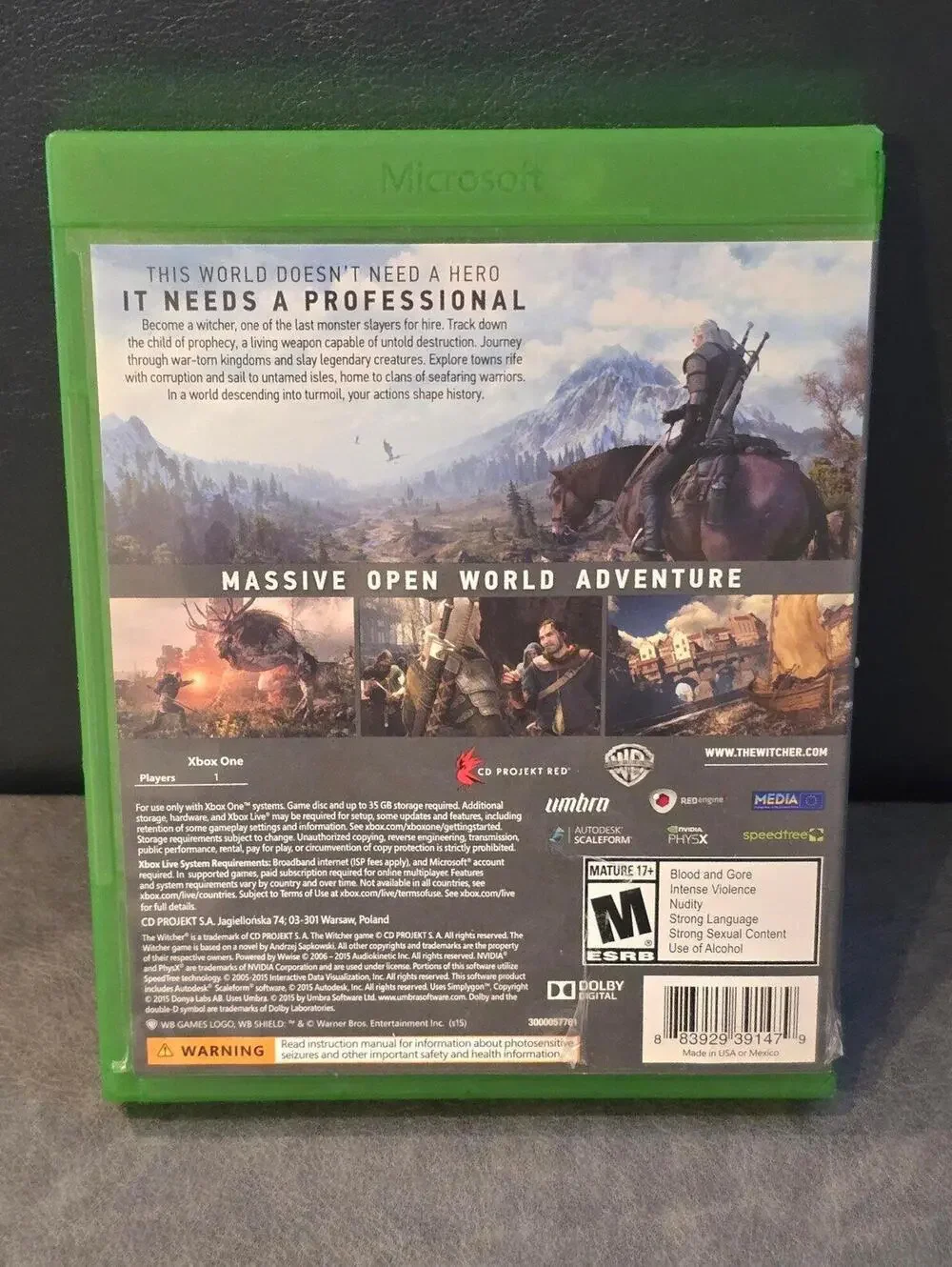 Microsoft witcher wild