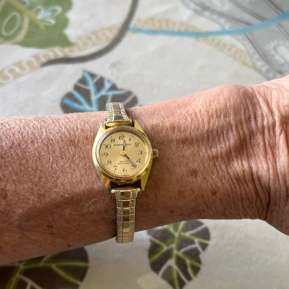 Caravelle watch by Bulova with Speidel stretch band.