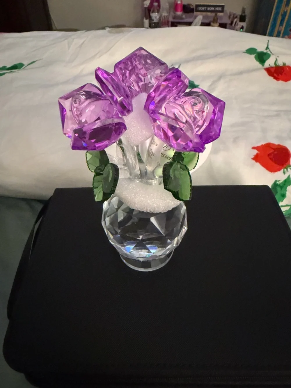 Crystal Clear faceted crystal