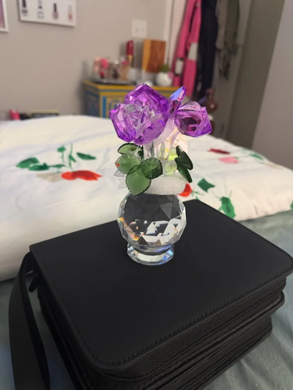 Crystal Clear faceted crystal