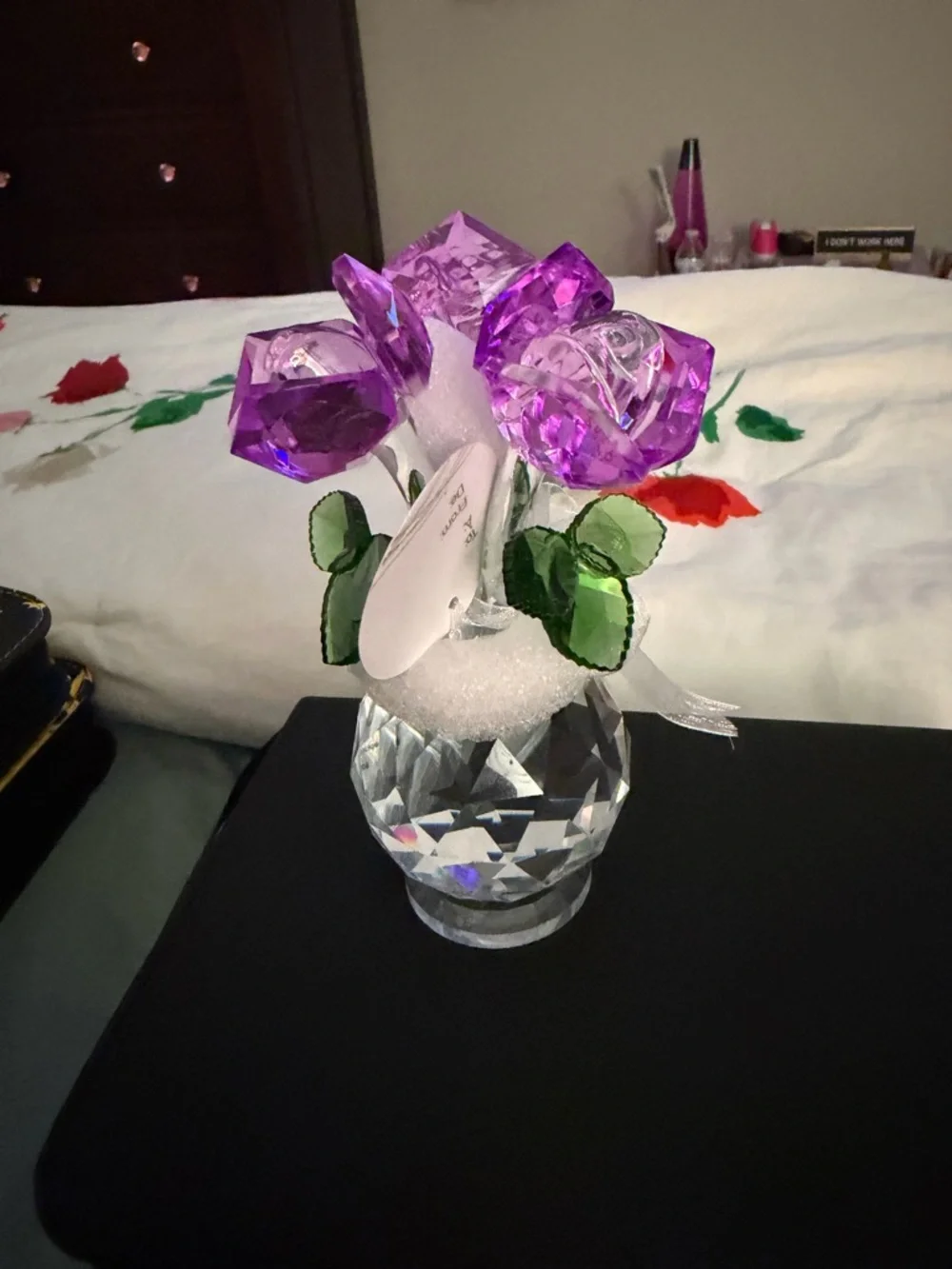 Crystal Clear faceted crystal