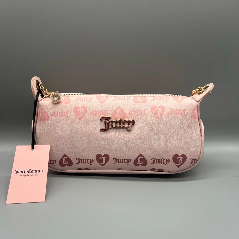 Juicy couture girls just wanna have fun shoulder bag purse
