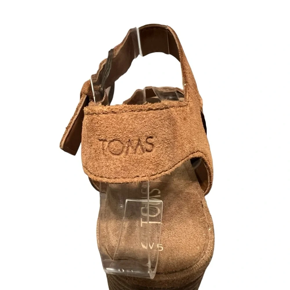 Toms leather suede