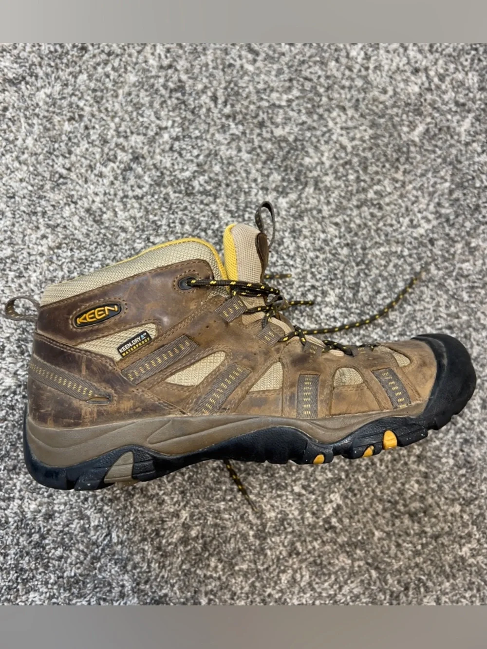 Keen rugged hiking