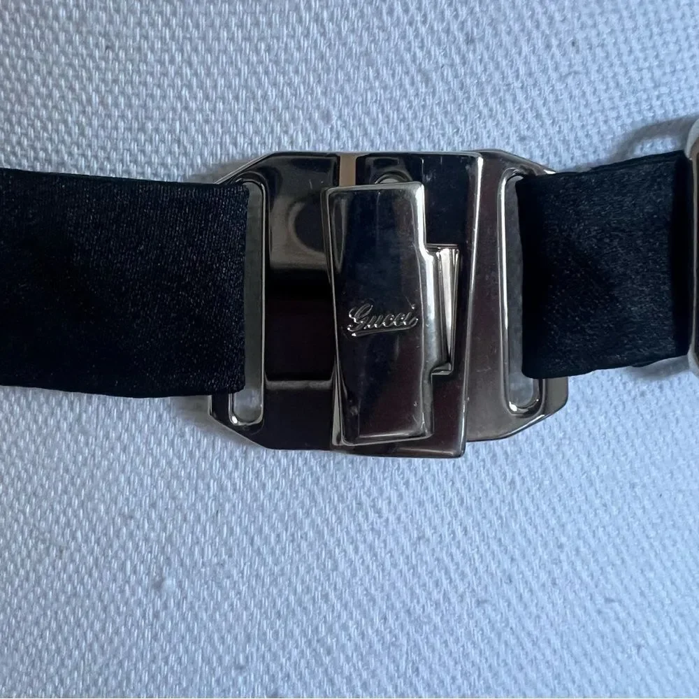 Gucci black pleated