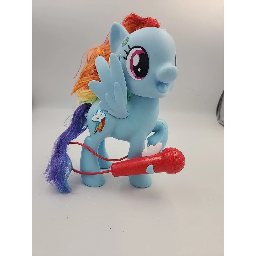 Hasbro My Little Pony‎ MLP Singing Rainbow Dash Microphone Figure Toy Works