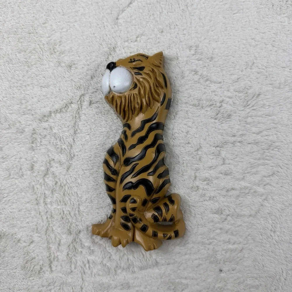 Vintage Burwood Products‎ Co Jungle Safari Animal Wall Art Lot- 90's Boho