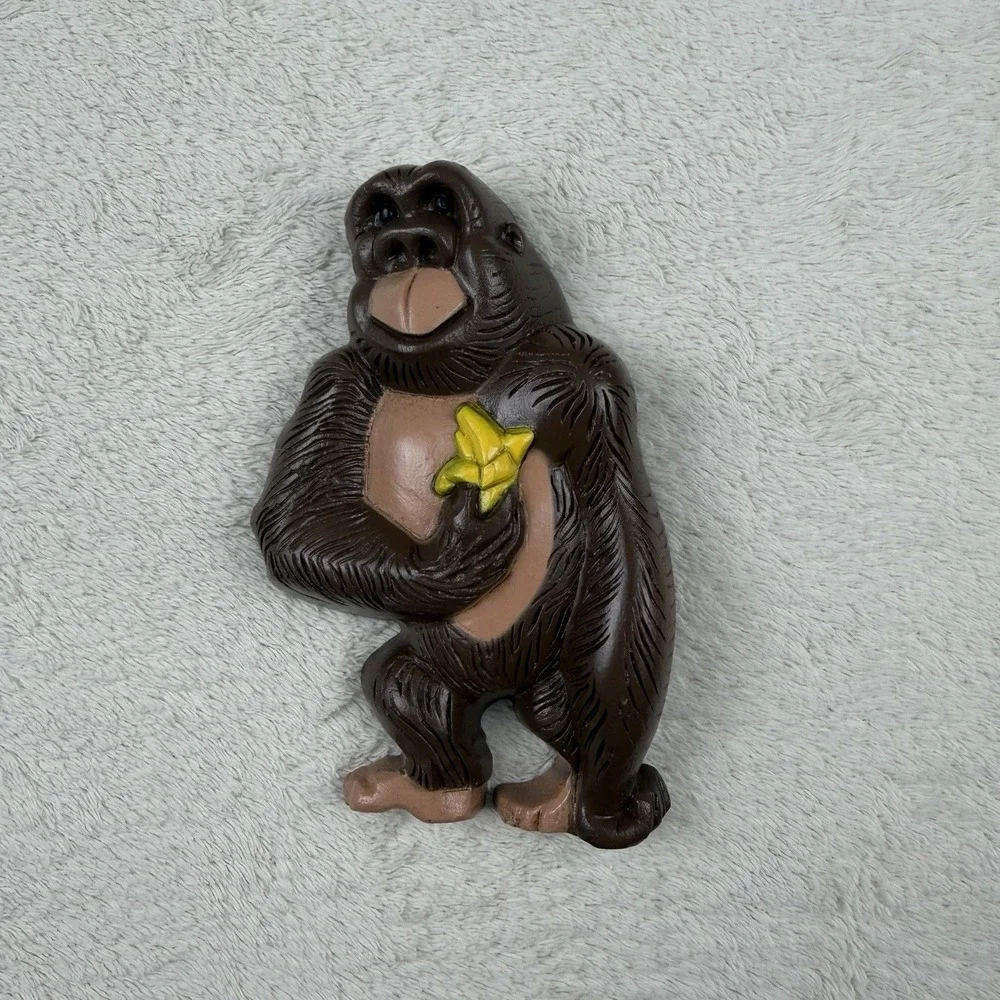 Vintage Burwood Products‎ Co Jungle Safari Animal Wall Art Lot- 90's Boho