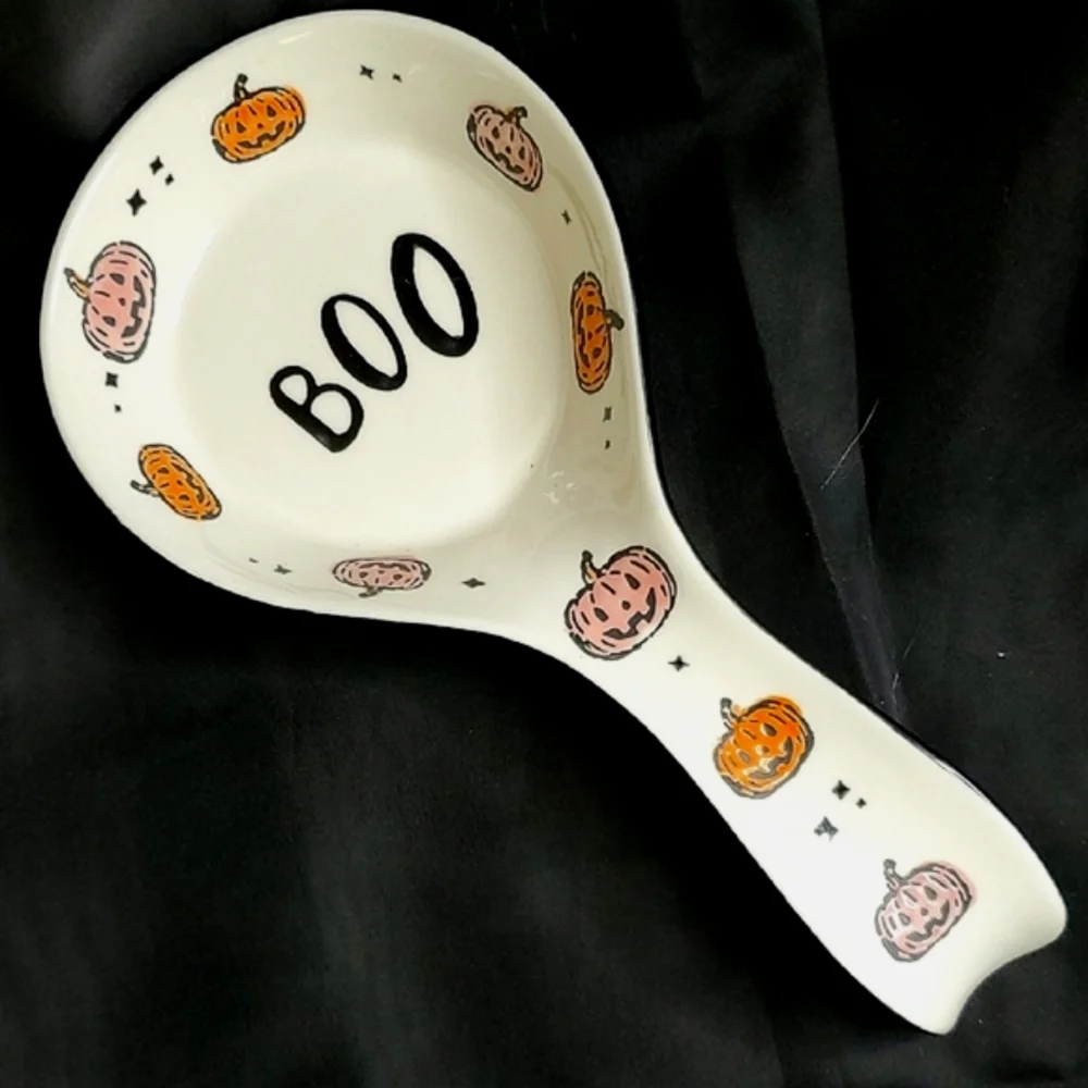 NEW- Halloween‎ Boo Spoon Rest