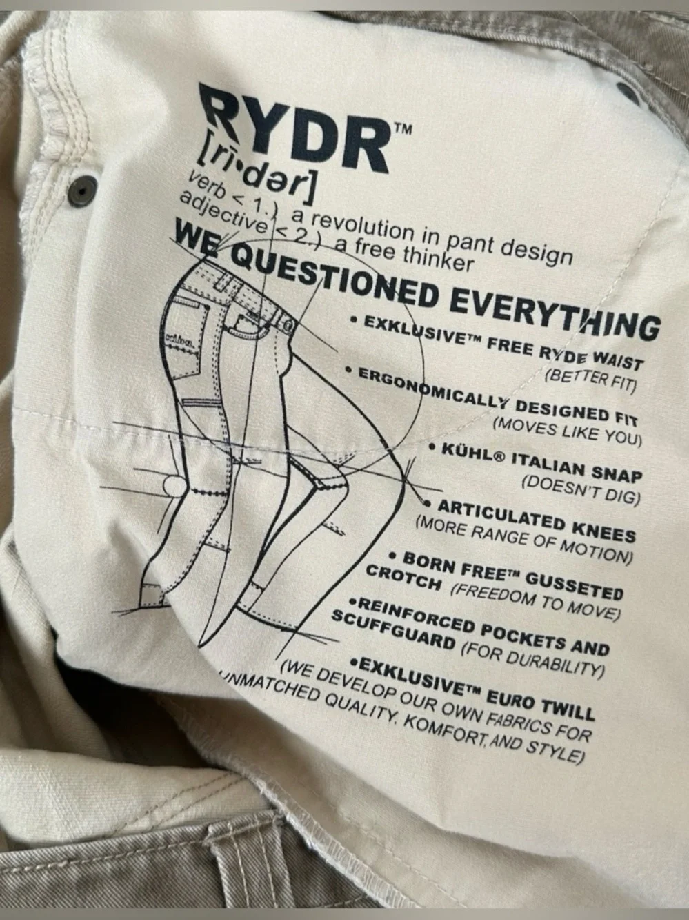 Kuhl rydr khaki
