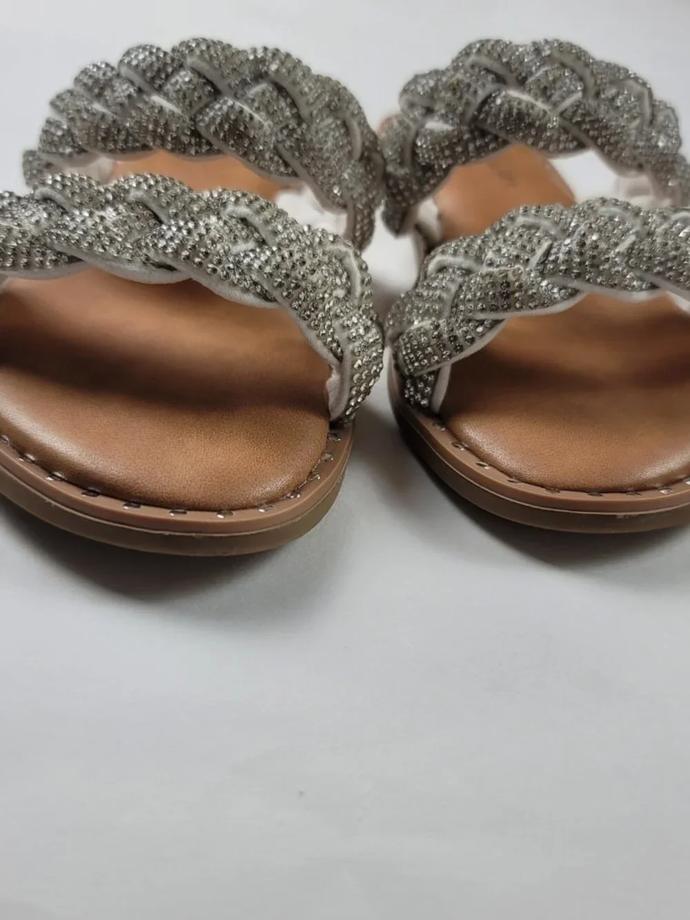 Tahari rhinestone braided