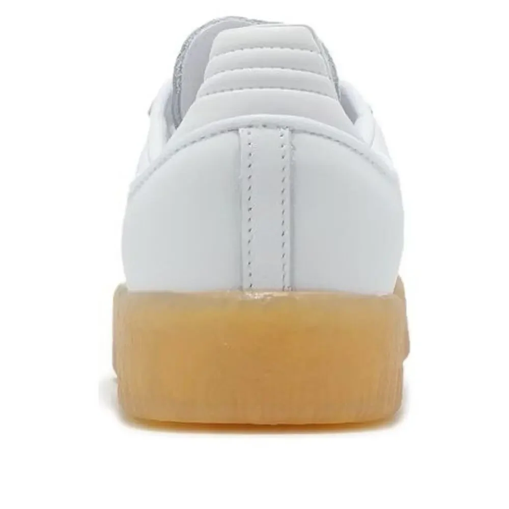 ADIDAS ORIGINALS WOMEN'S 9.5 SAMBAE WHITE WONDER BLUE JP5609 NWT