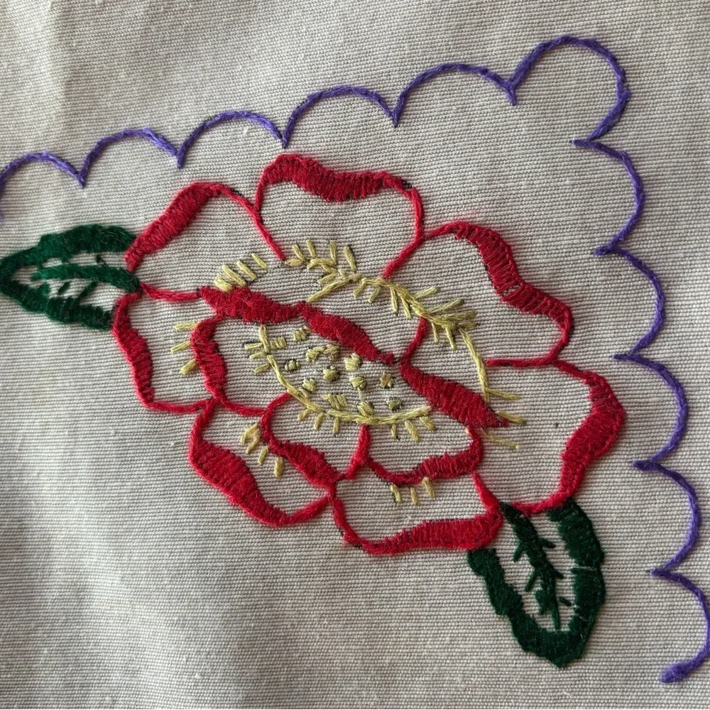 N/A vintage embroidered