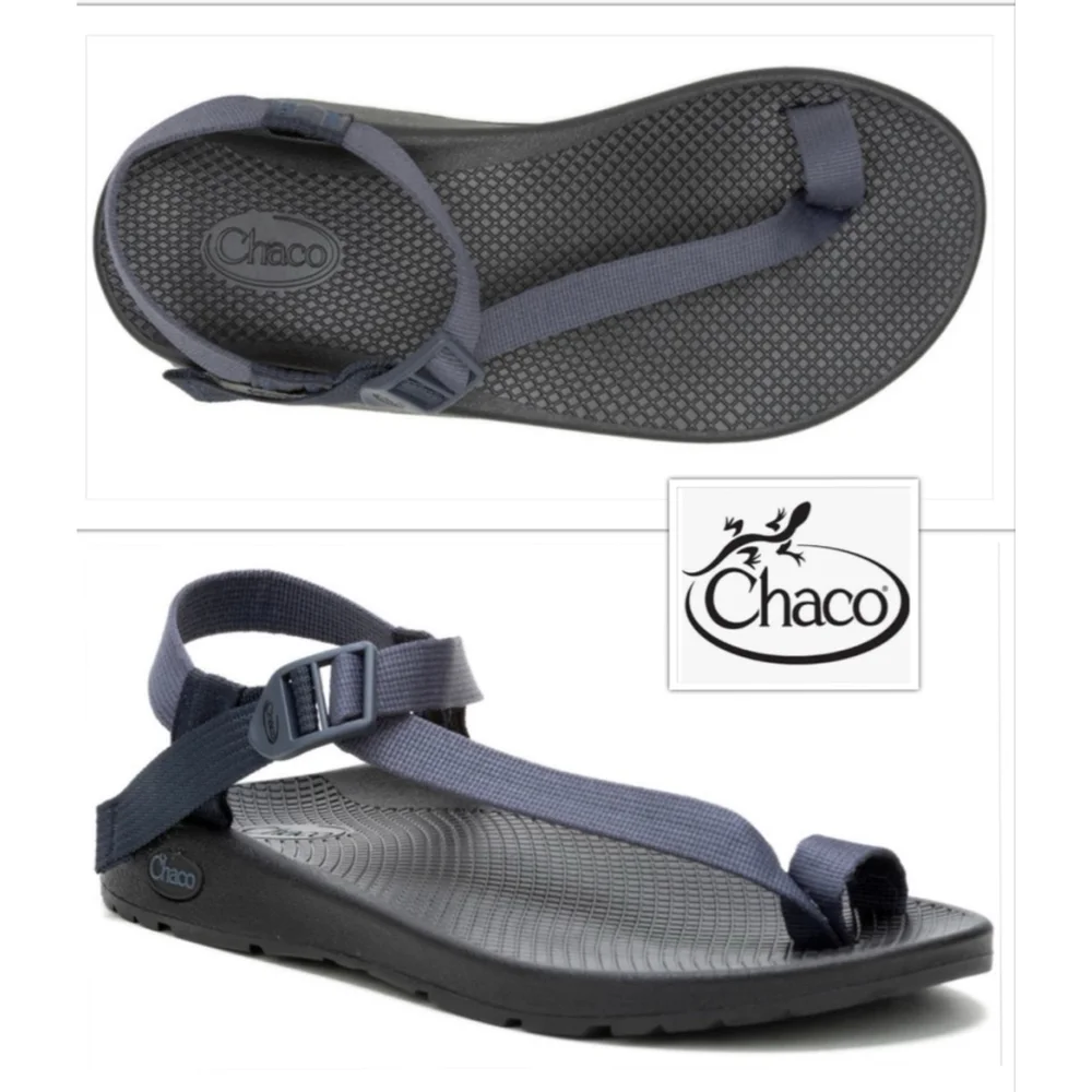 Chaco Men's 10 Gorpcore Bodhi Sandals Outdoor Hiking Waterproof Blue Strap shoes