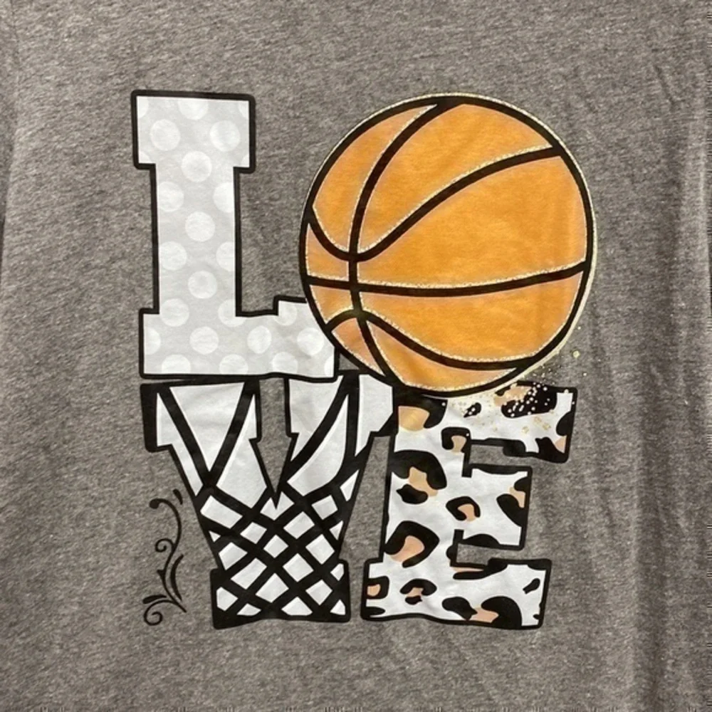 Bella Canvas love basketball