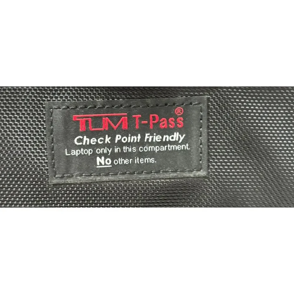Tumi three compartment