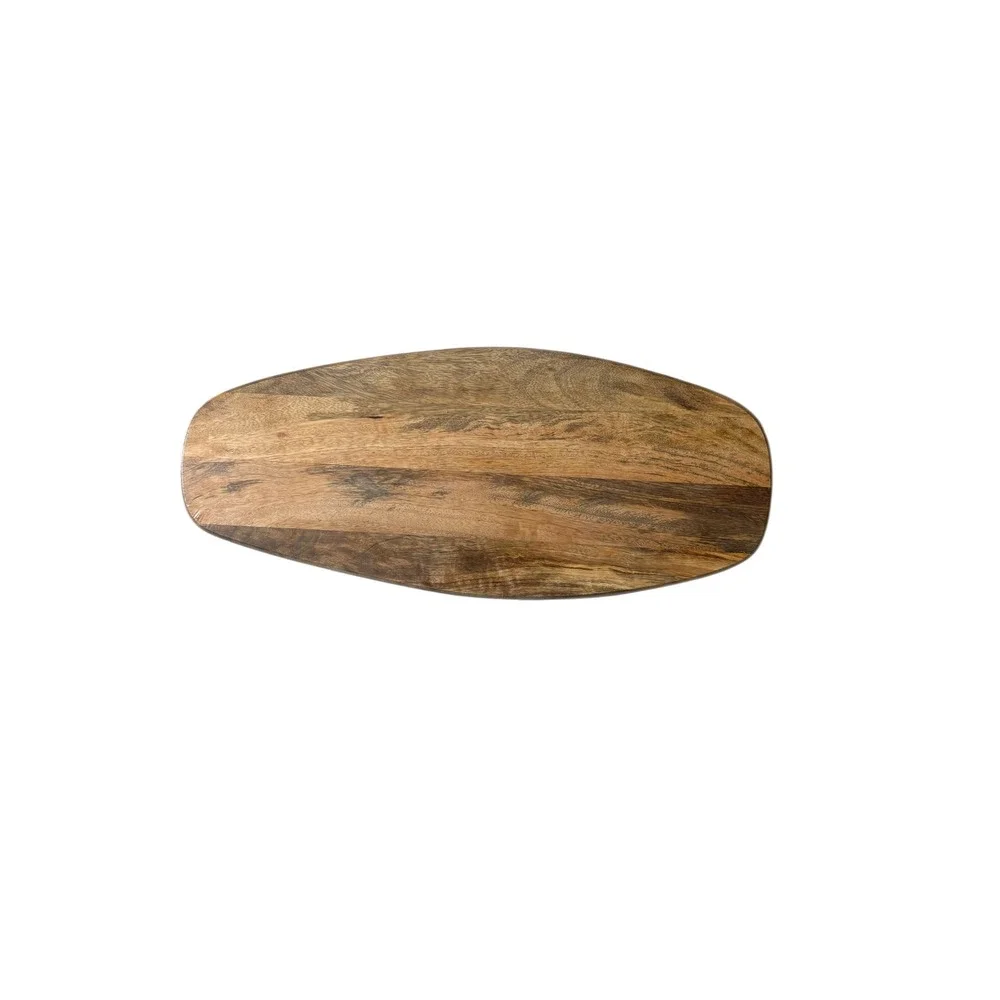 IKEA FASCINERA Cutting Board Acacia Wood 20.5x8.75 Oval Serving Tray NEW