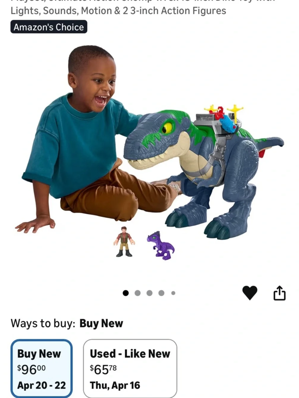 Fisher-Price only dinosaur