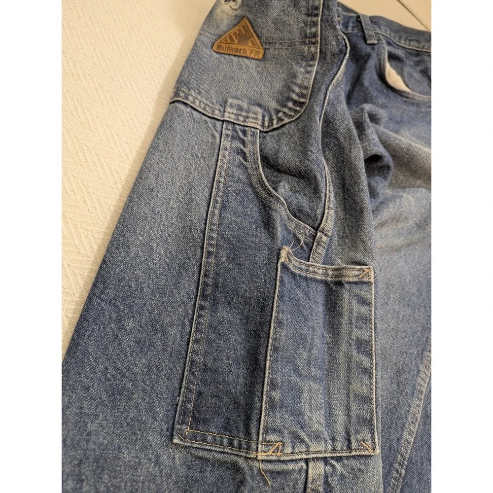 Bulwark FR PEJ8DW5 Jeans 36x30 Flame Resistant Carpenter Denim Work Pants