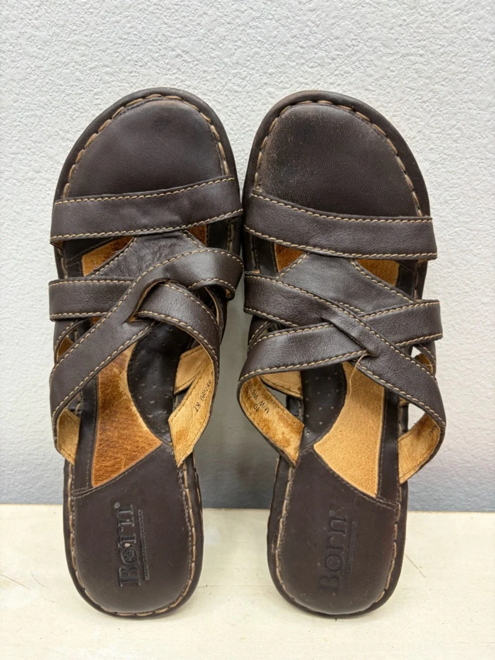 Born brown leather