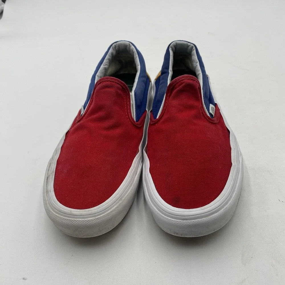 VANS Yacht Club Classic‎ Slip On Shoes Old Skool Color block Mens 6.5 Women 8