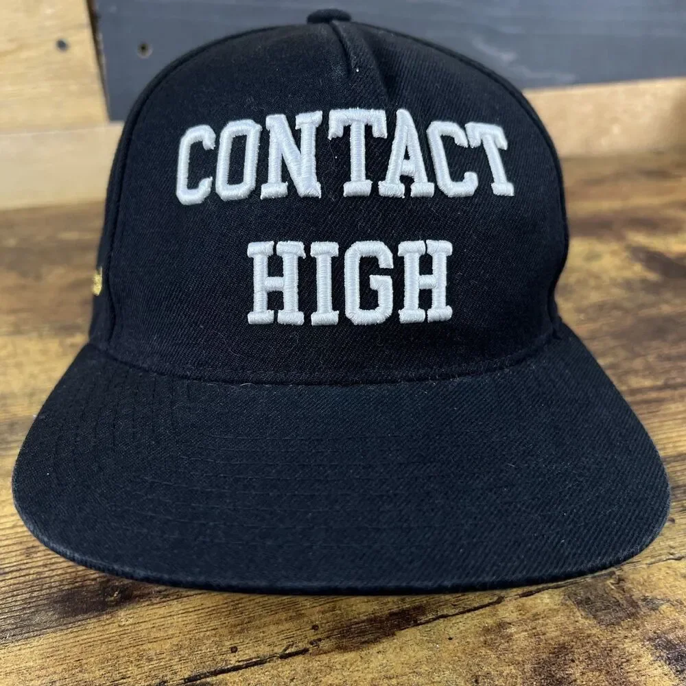 Top Sekoms Cana Dispensary Contact High Stoner Embroidered Joint Adjustable Hat