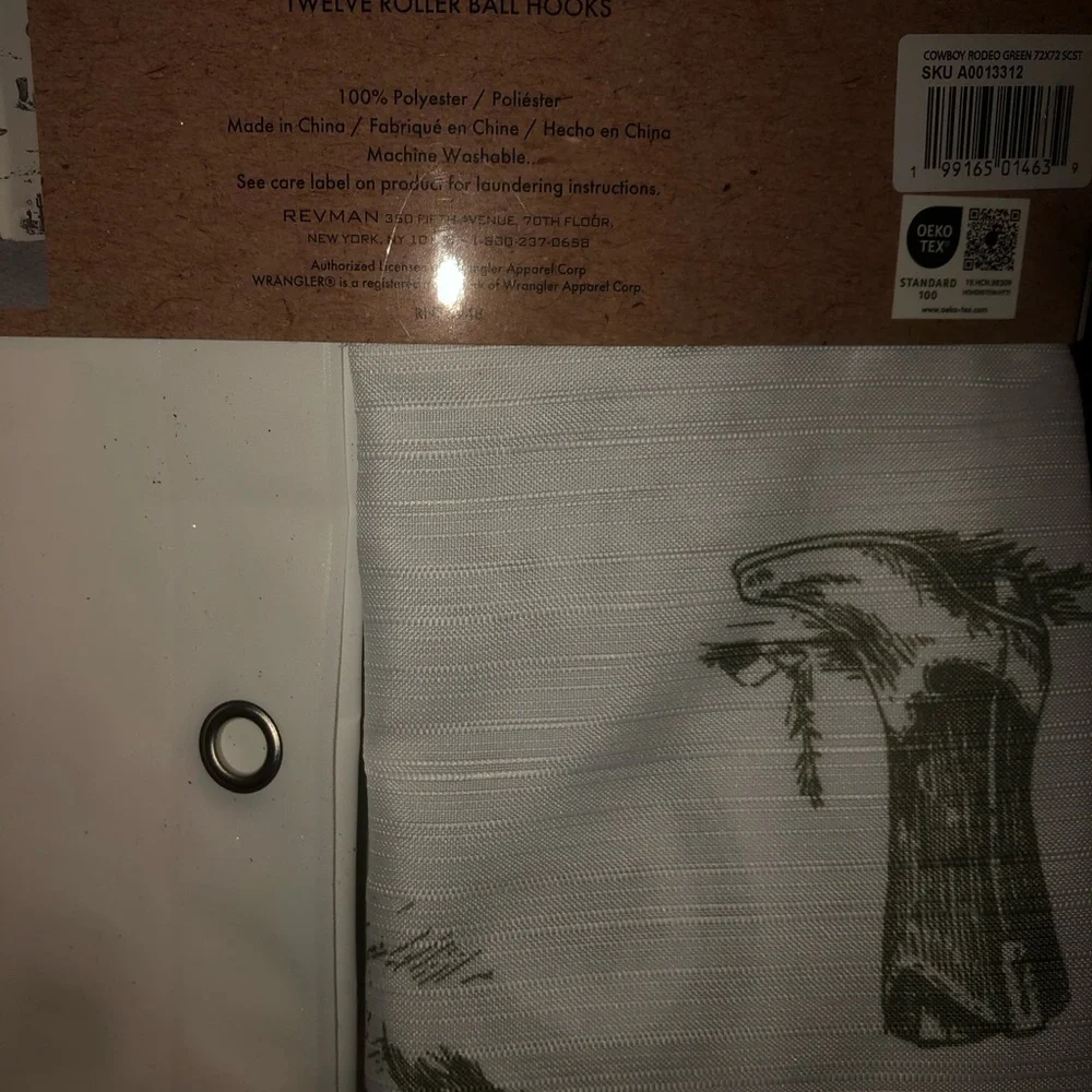 Wrangler shower curtain