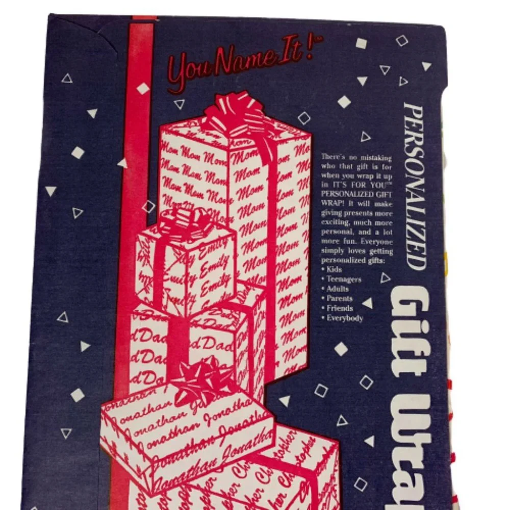 You Name It gift wrap