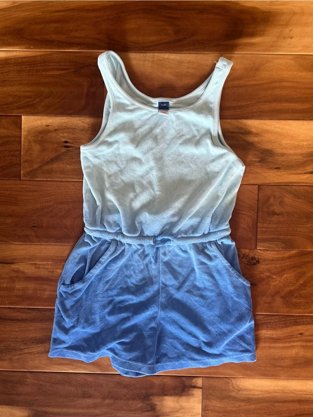 Old Navy Ombre Terry One-Piece Swim Romper size Youth Medium