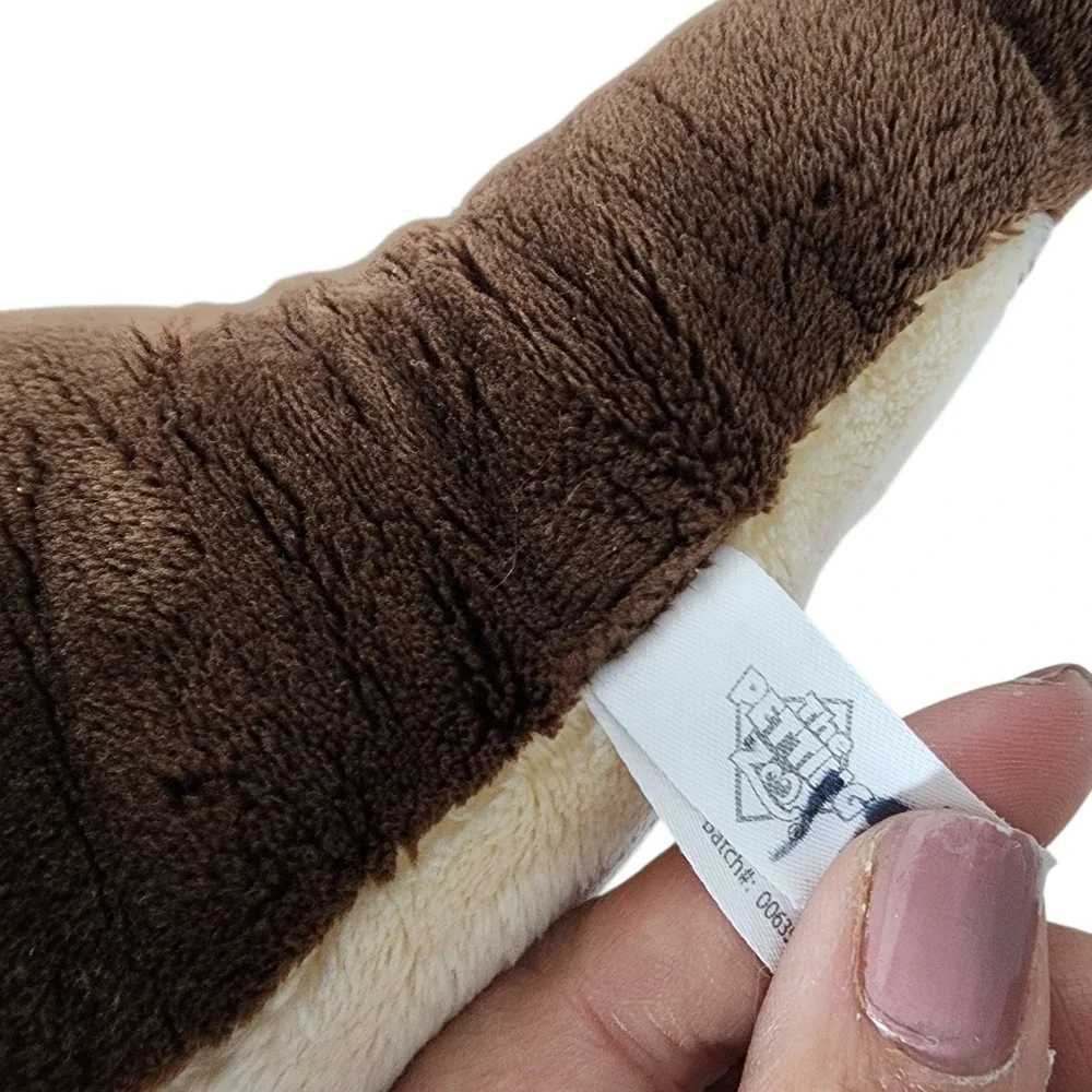Petting Zoo Adorable Mom and Baby Otter Plush Toy‎ Large Big Eyes Brown