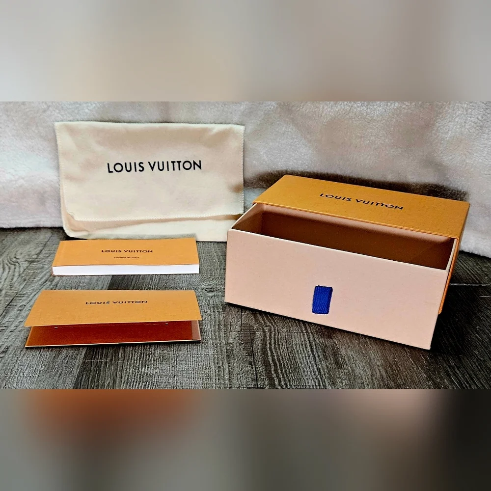 Louis Vuitton Sunglasses Packaging Gift Set Drawer Box Dust Bag Card Holder Book